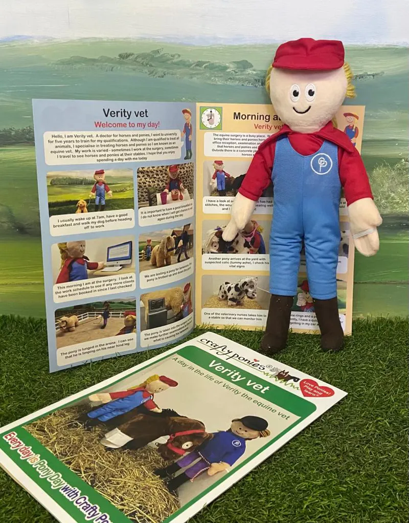 Crafty Ponies Verity Vet And Book