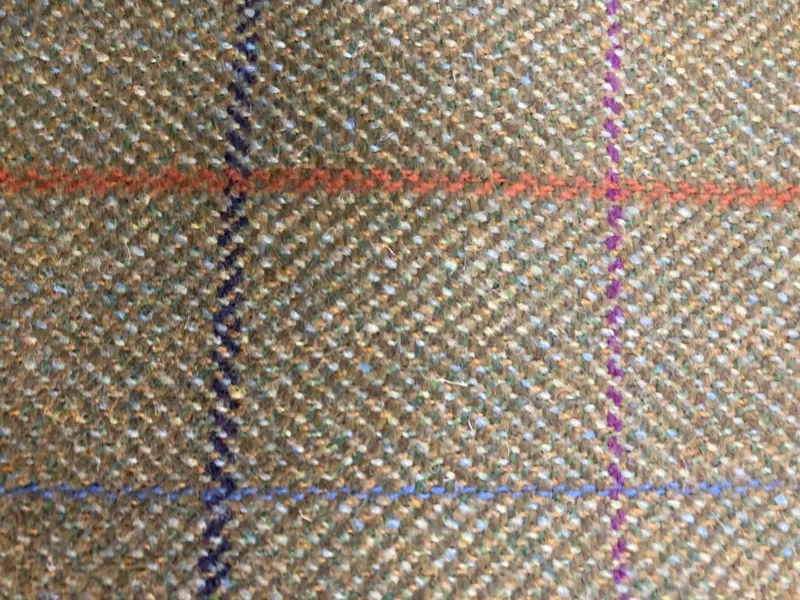 Mears Mitton Junior Tweed Jacket With Navy Prem Trim 26In-1