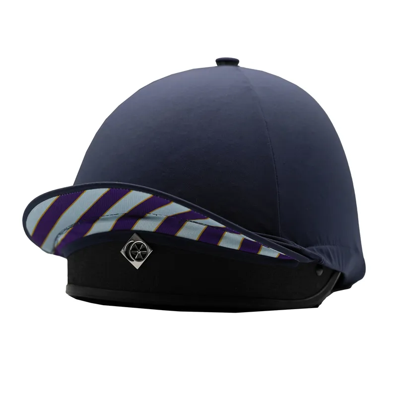 Equetech Official Pony Club 2-In-1 Lycra Hat Silk-3