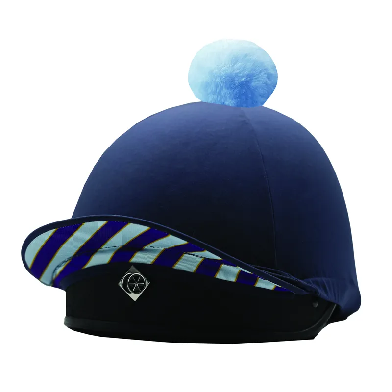 Equetech Official Pony Club 2-In-1 Lycra Hat Silk