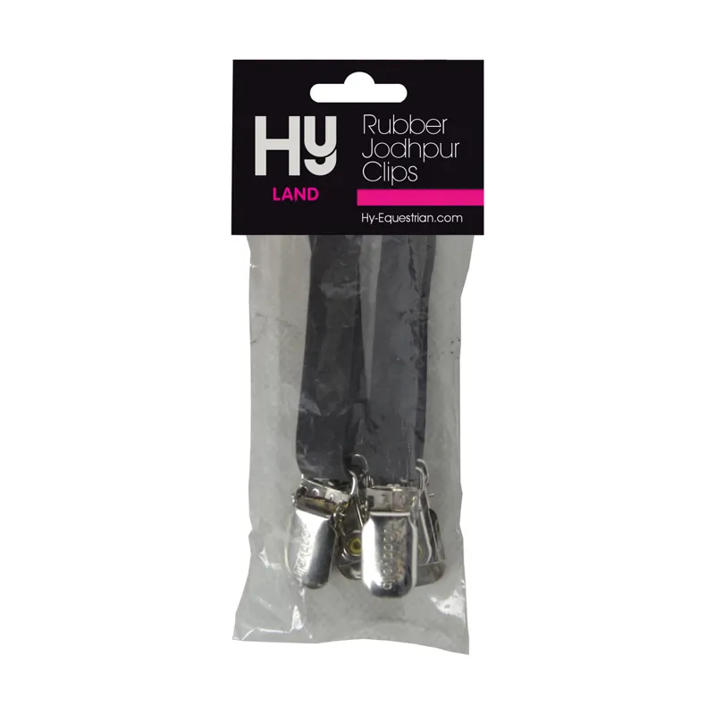 Hyland Rubber Jodphur Clips Pair Brown