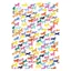 Deckled Edge Gift Wrap Rainbow Ponies