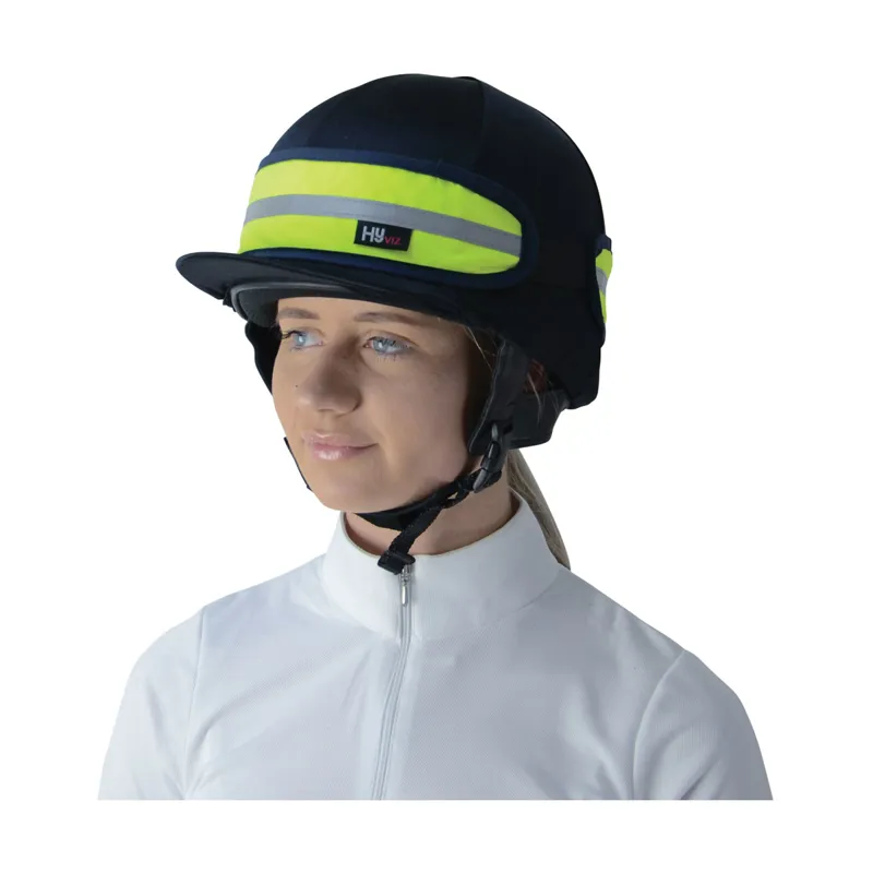 HyViz Hat Band Yellow/Navy