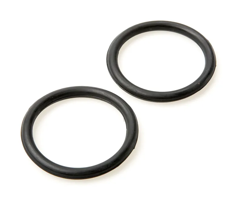 Hy Equestrian Peacock Rubber Ring Pair Black