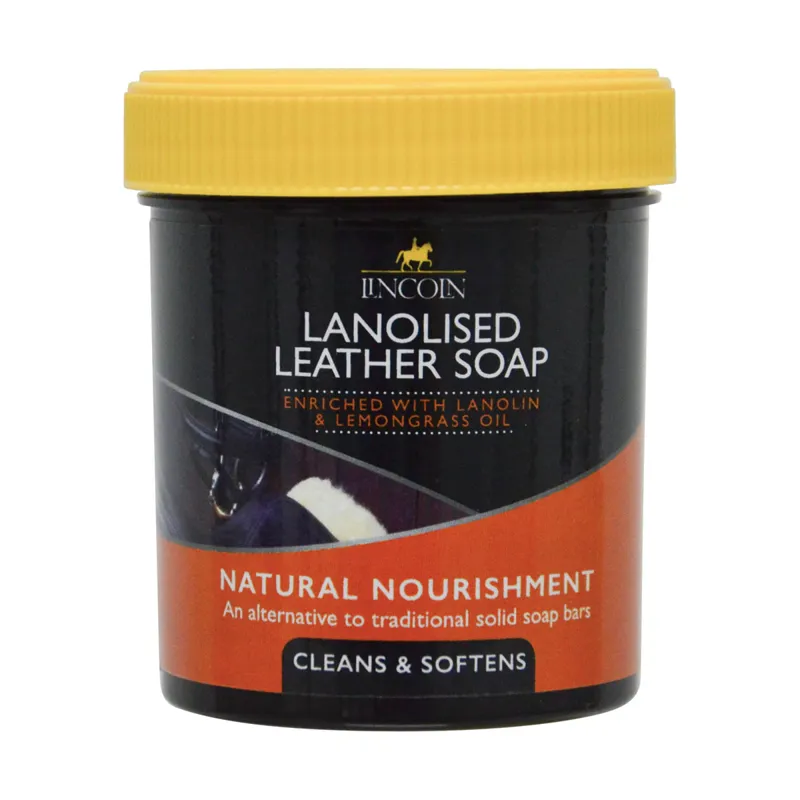 Lincoln Lanolised Leather Soap 200g 