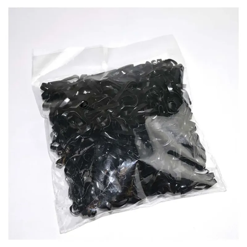 Lincoln Silicone Plaiting Bands 500 approx. Black-1
