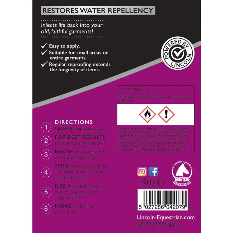 Lincoln Wax Dressing Aerosol 150g-1