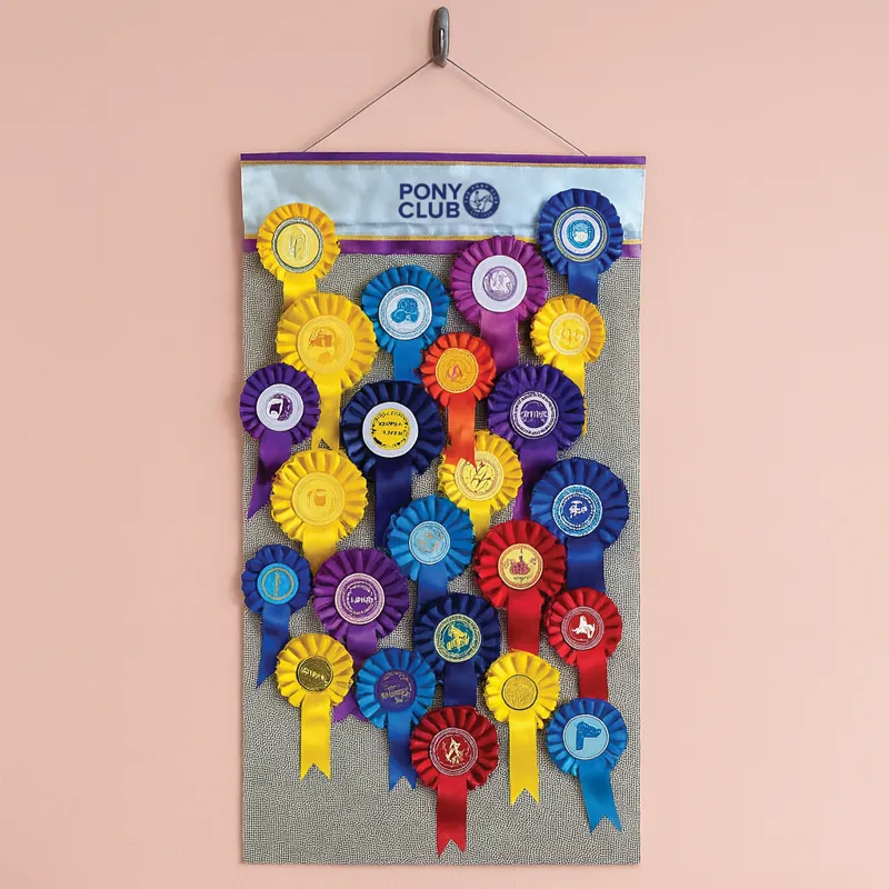 Equetech Official Pony Club Rosette Holder Display Hanger-1