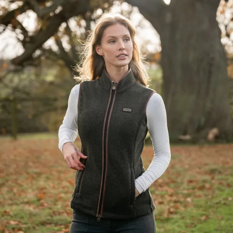 Toggi Regent Ladies Fleece Gilet Forest Green-3