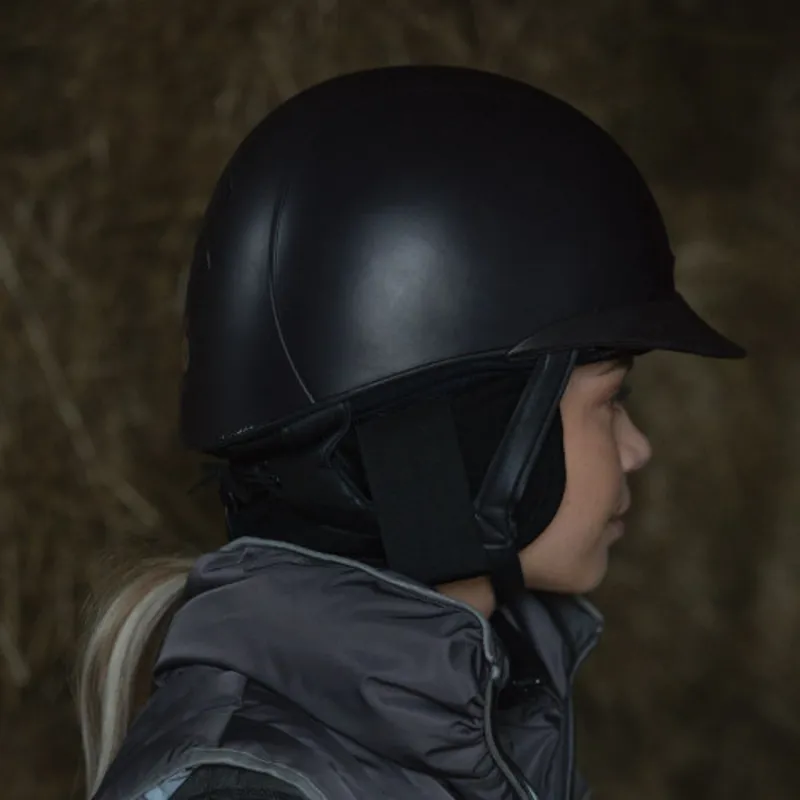 Equetech Unisex Riding Hat Ear Warmers One Size Black