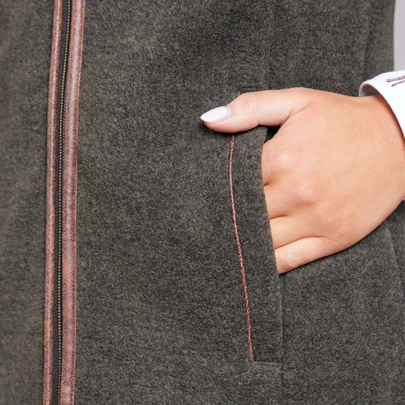 Toggi Regent Ladies Fleece Gilet Forest Green-7