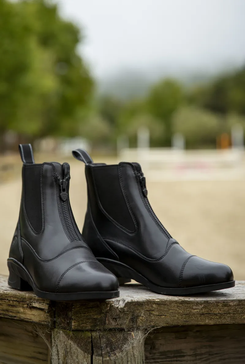 Ariat Ladies Heritage Zip Paddock Boot 2025 Black-4
