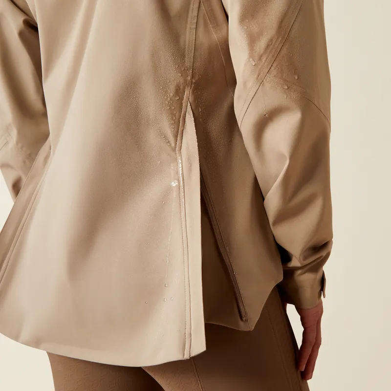 Ariat Ladies Coastal Waterproof Jacket Cape Reed-3