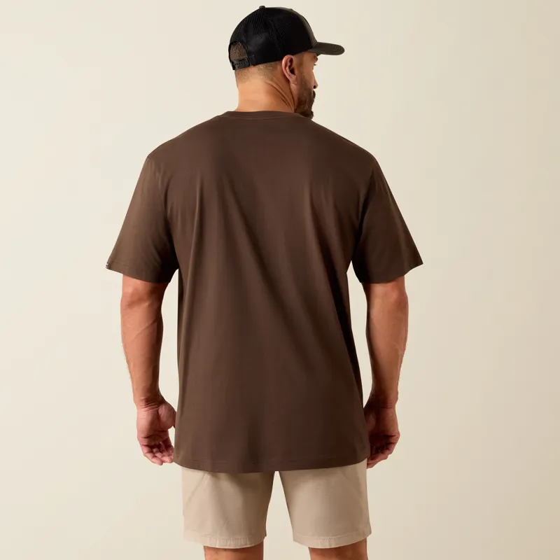 Ariat REBAR Mens Cotton Strong Standard T-Shirt Wren-3