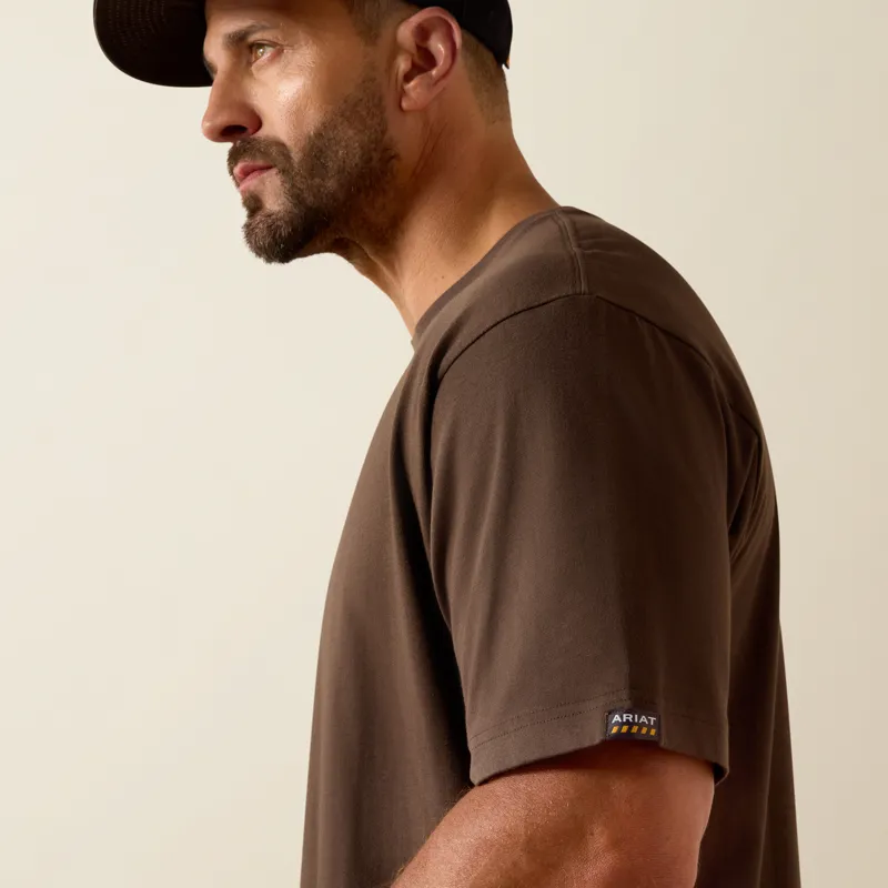 Ariat REBAR Mens Cotton Strong Standard T-Shirt Wren-2