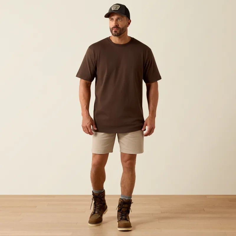 Ariat REBAR Mens Cotton Strong Standard T-Shirt Wren-1