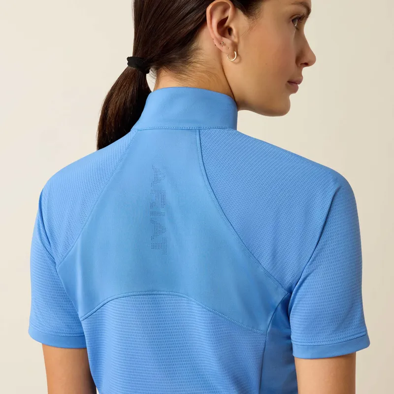 Ariat Womens Soquel 1/4 Zip Baselayer Riviera-3