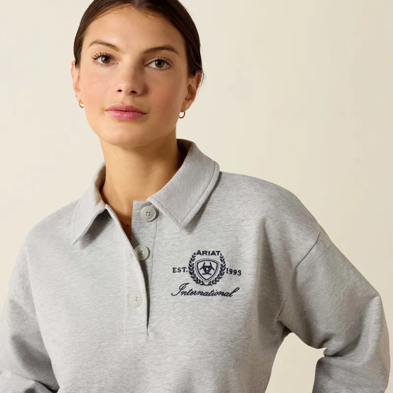 Ariat Womens Lovett Sweatshirt Heather Grey