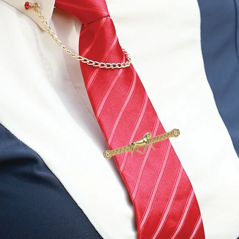 Equetech Showing Horse Tie Pin/Stock Pin-1