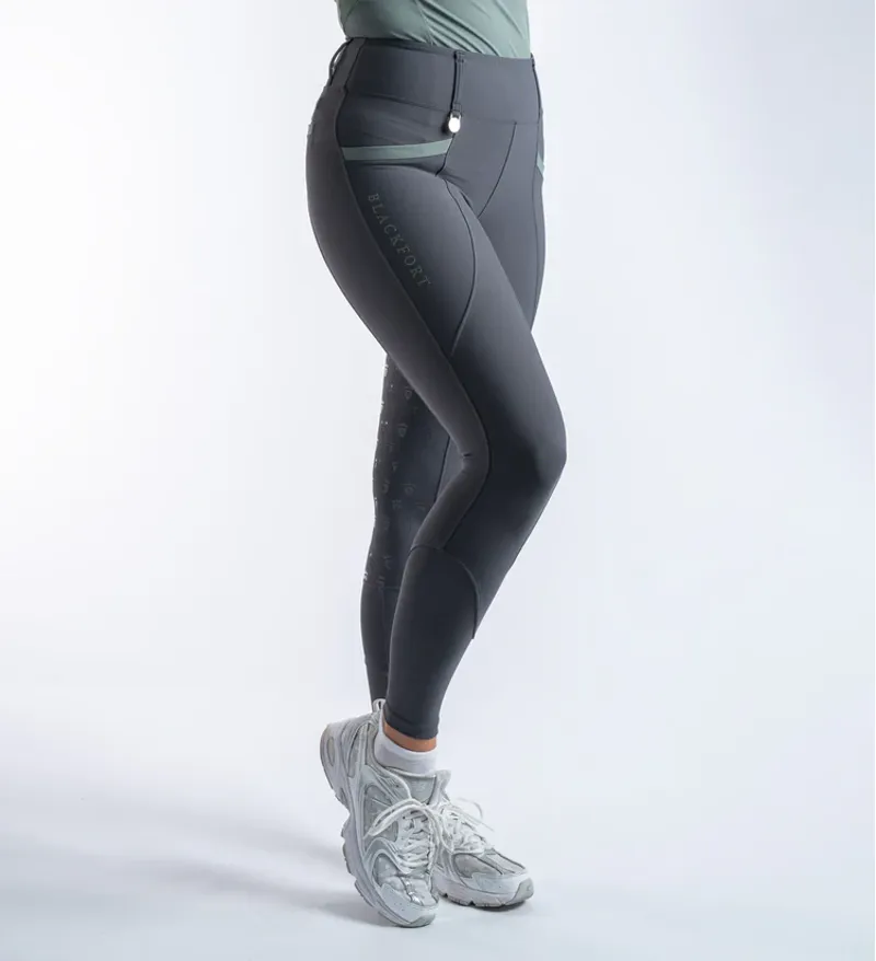 Blackfort Equestrian Training Tights Grey-Sage
