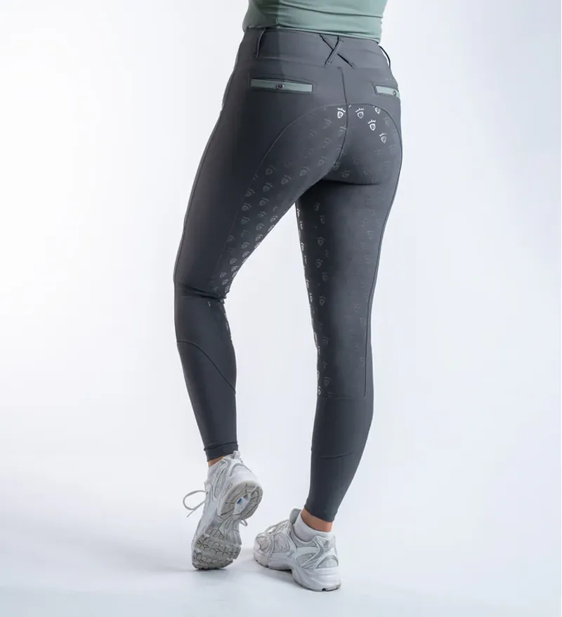 Blackfort Equestrian Training Tights Grey-Sage-4