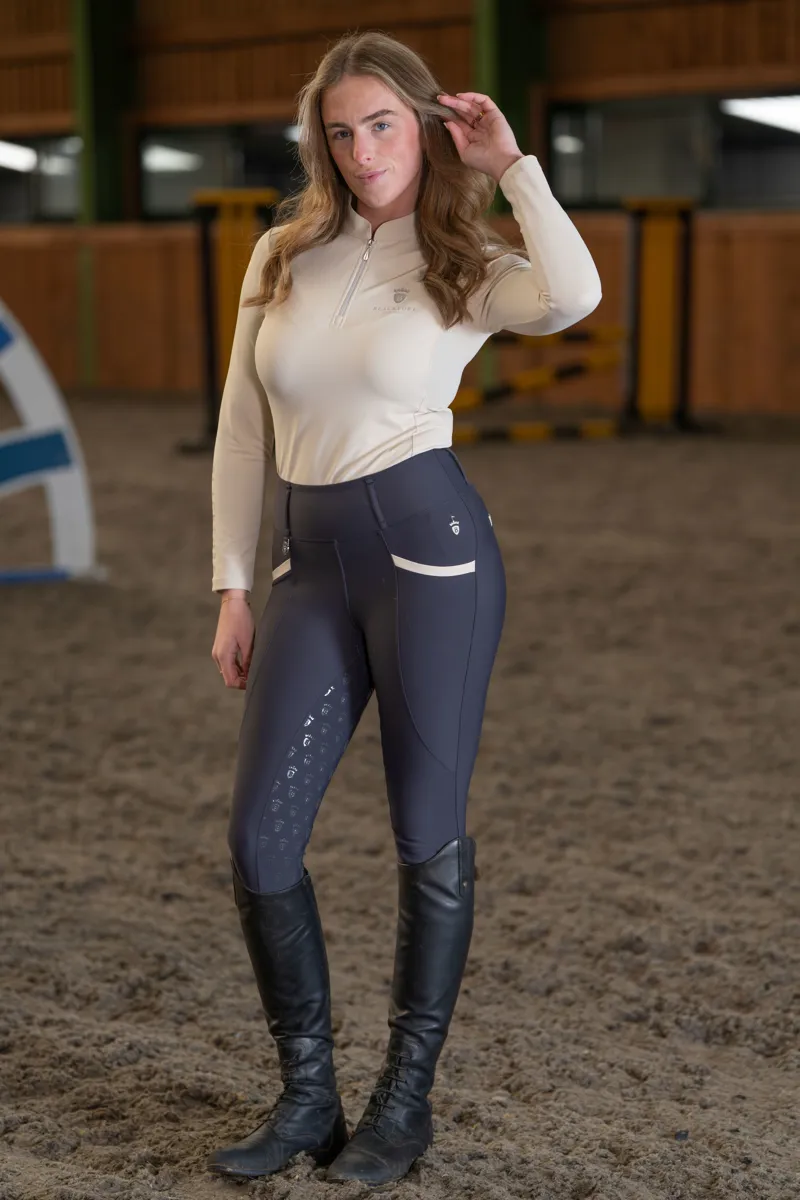 Blackfort Equestrian Training Tights 3.0 Grey/Sand-8