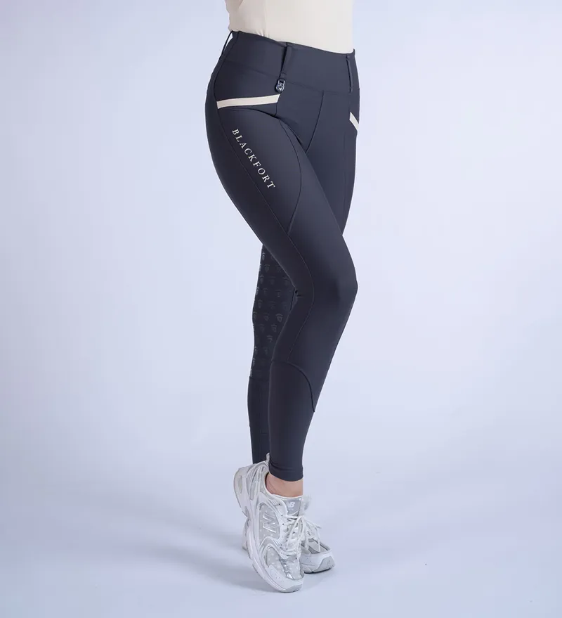 Blackfort Equestrian Training Tights 3.0 Grey/Sand-1