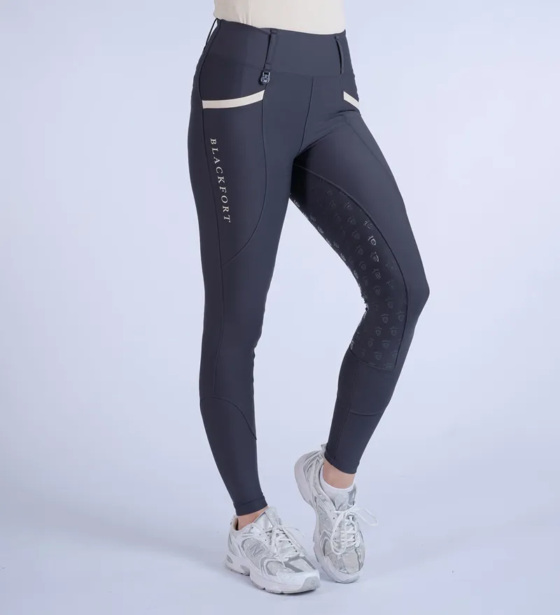 Blackfort Equestrian Training Tights 3.0 Grey/Sand-2