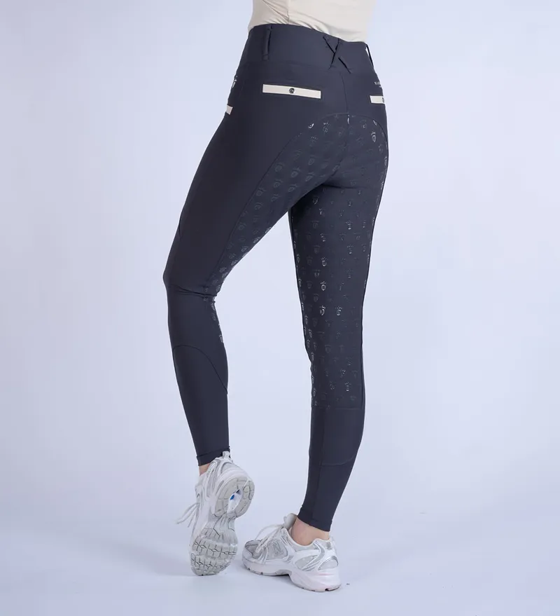 Blackfort Equestrian Training Tights 3.0 Grey/Sand-5