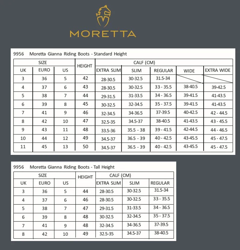 Shires Moretta Gianna Tall Riding Boots Short/Wide Black-8