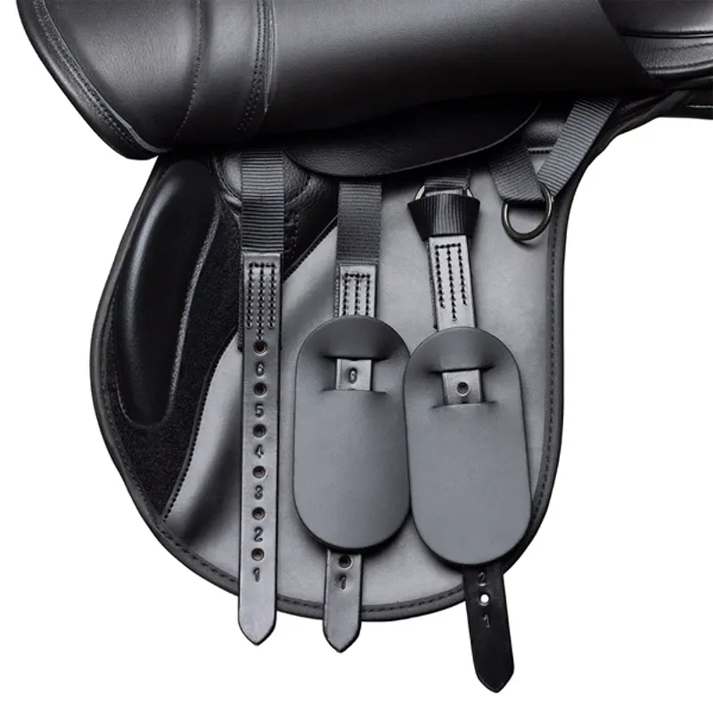 Thorowgood T9 Pony Long Leg GP Saddle Black-5