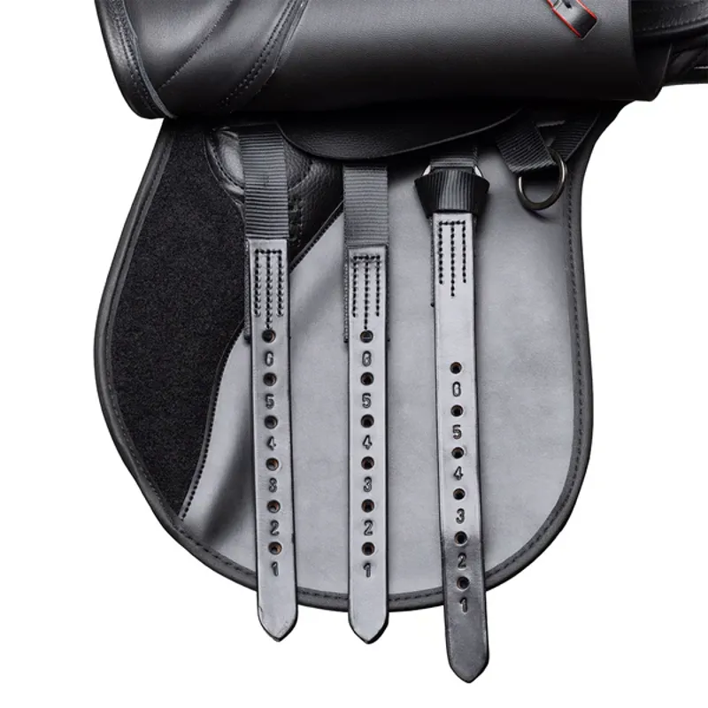 Thorowgood T9 Pony Long Leg GP Saddle Black-3