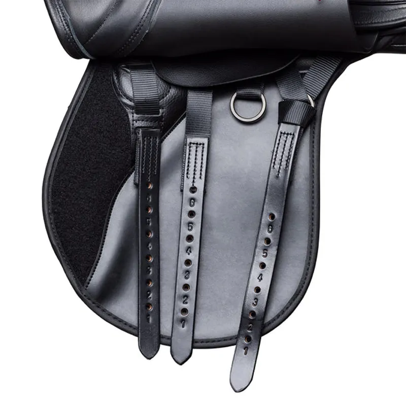 Thorowgood T9 Pony Long Leg GP Saddle Black-4