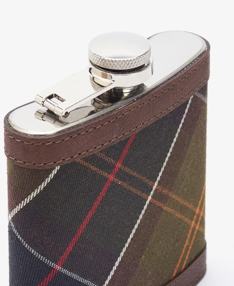 Barbour Hip Flask Dark Brown-1