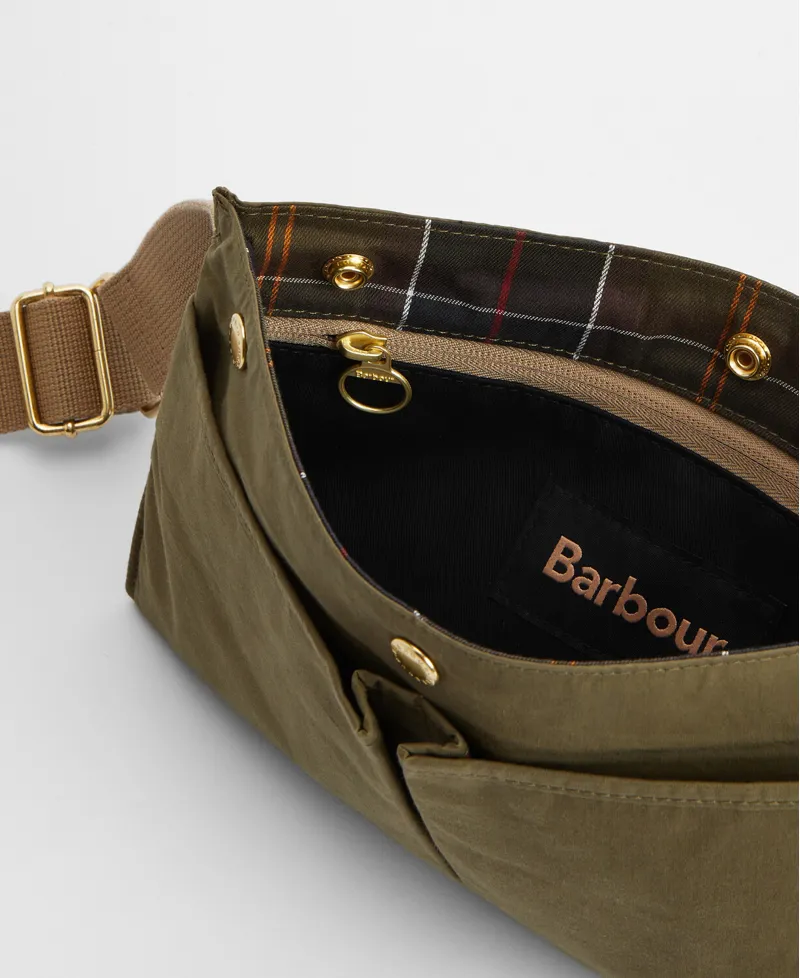 Barbour Transport Sacoche Bag Dusky Green-3