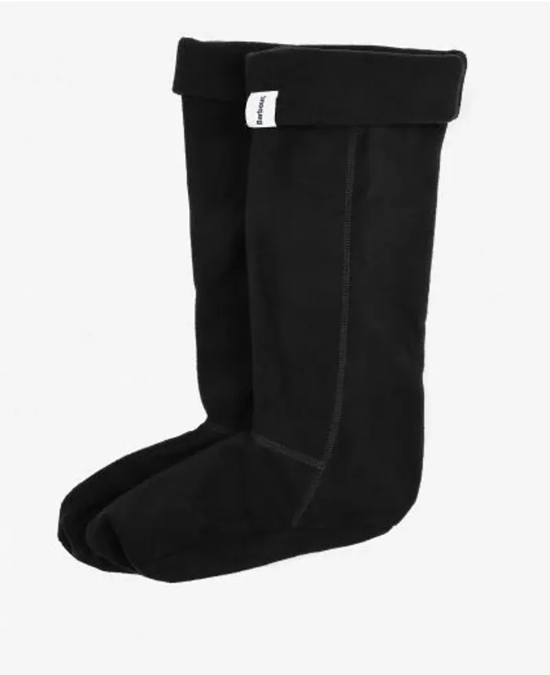 Barbour Fleece Wellington Socks Black