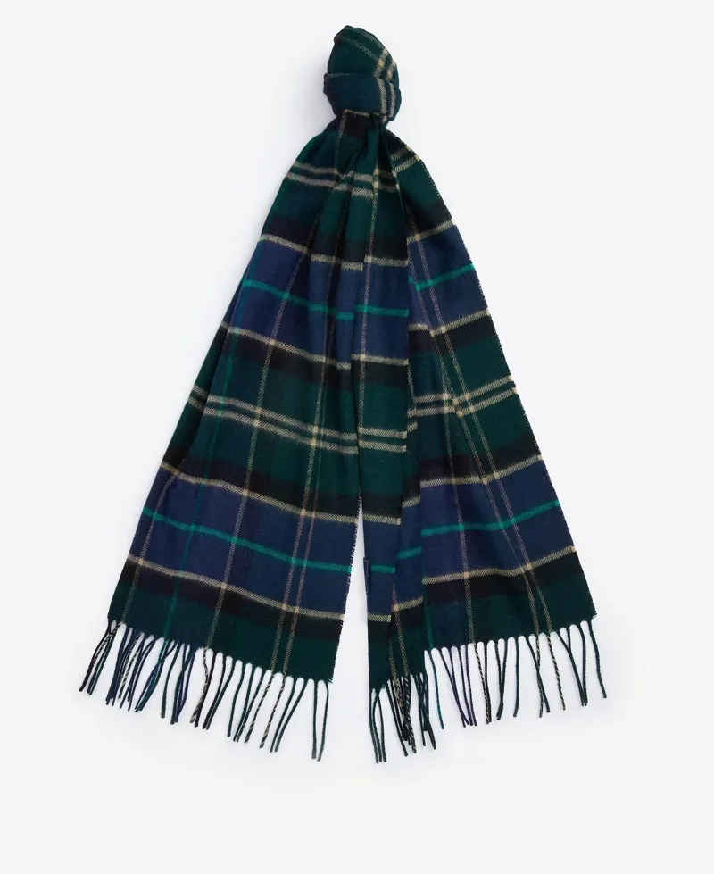 Barbour Yaxley Tartan Scarf Green Loch-1
