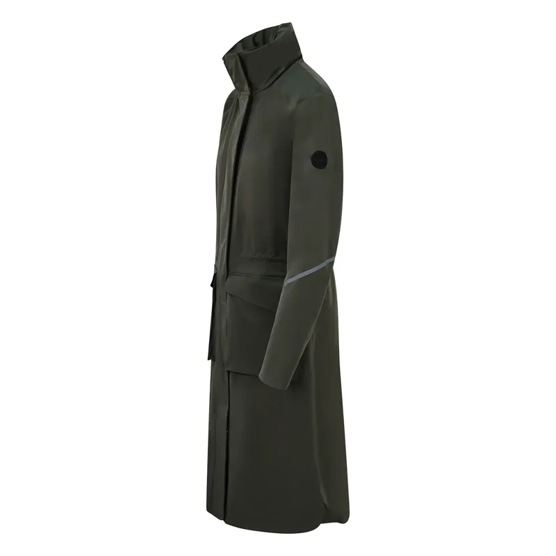 Equetech Utopia Luxe Recycled Long Waterproof Riding Coat Alpine Green-12