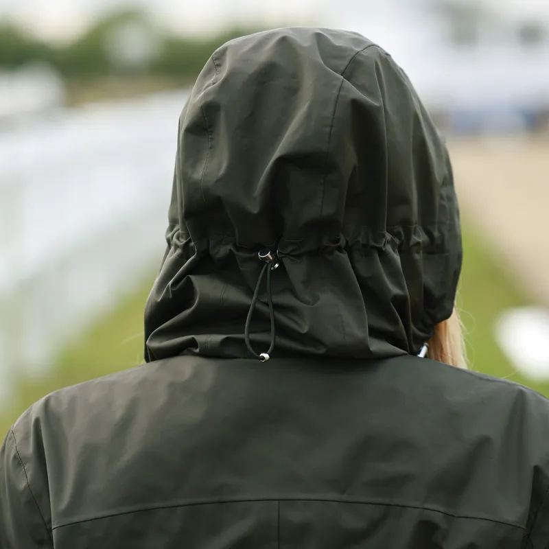 Equetech Utopia Luxe Recycled Long Waterproof Riding Coat Alpine Green-9