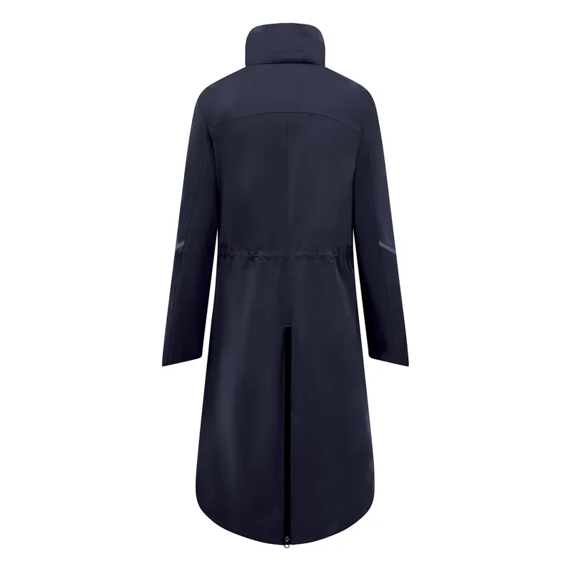 Equetech Utopia Luxe Recycled Long Waterproof Riding  Coat Navy-3