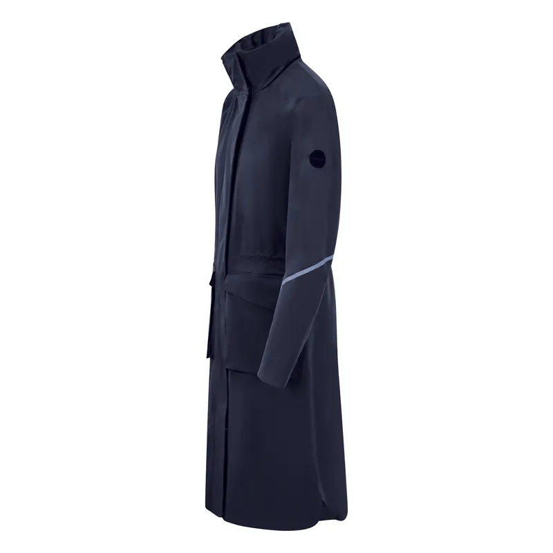 Equetech Utopia Luxe Recycled Long Waterproof Riding  Coat Navy-2