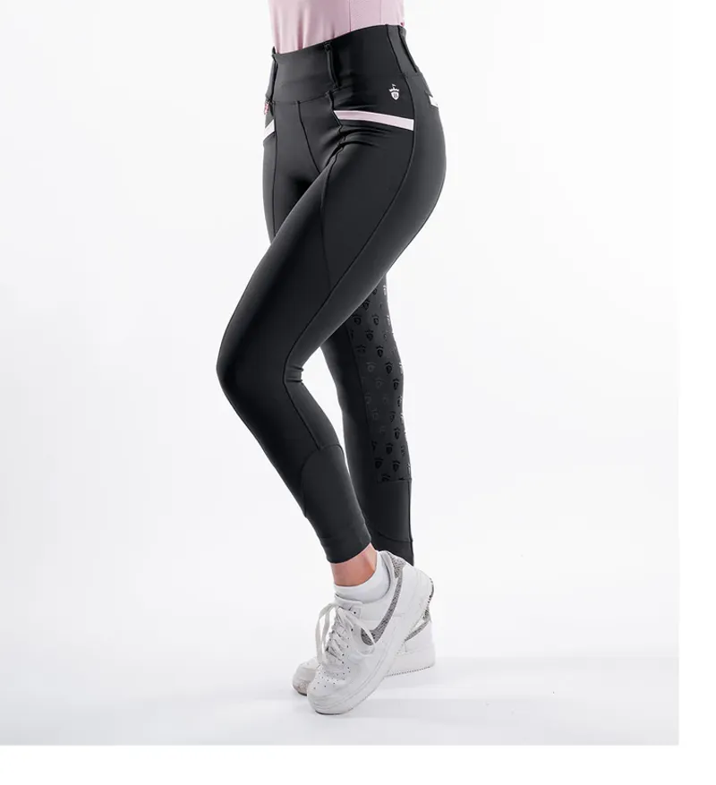 Blackfort Equestrian Trainingg Riding Tights 3.0 Black/Blush Pink