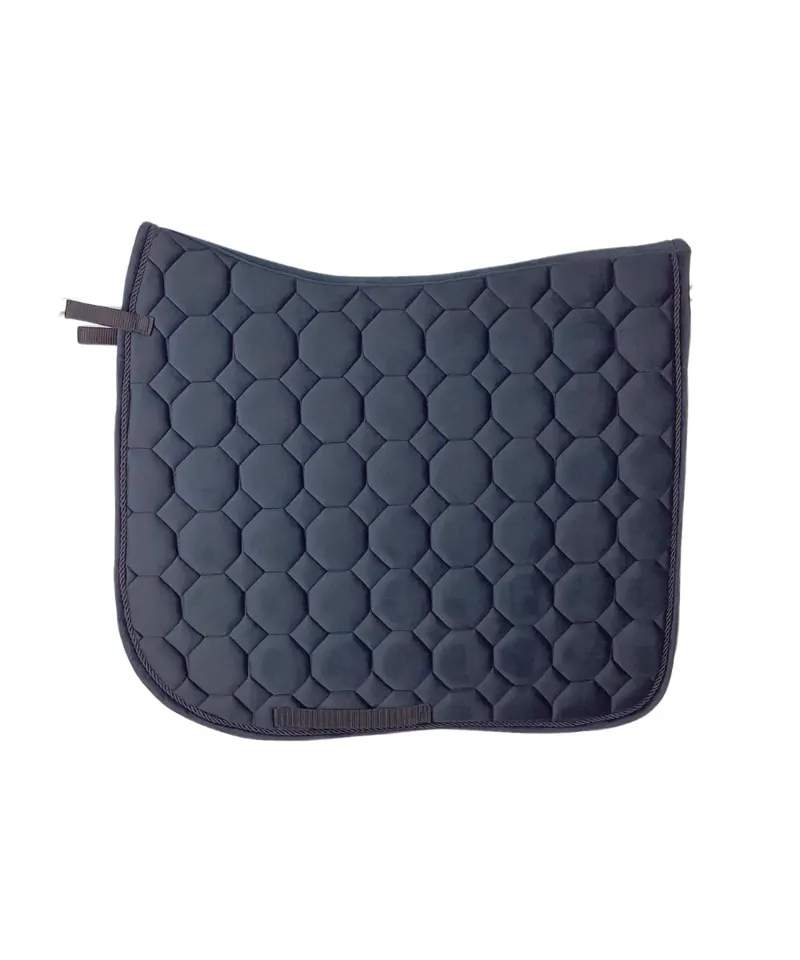 Cameo Suede Saddle Cloth Dressage Black