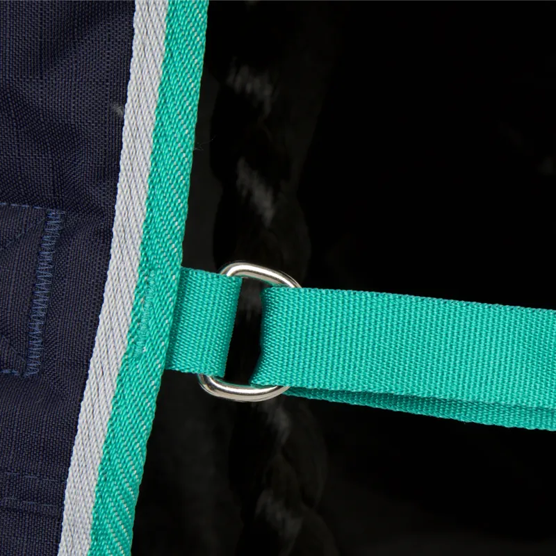 Bridleway Ontario Combo 300g Turnout Rug Navy-4