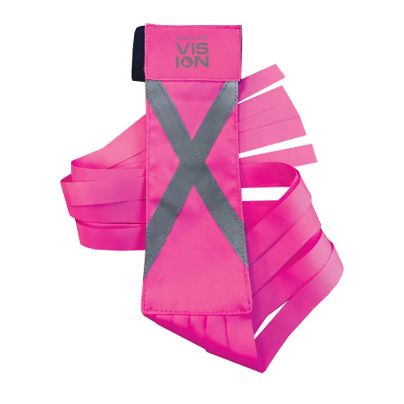 Equetech Hi-Vis Vision Horse Tail Streamers Pink