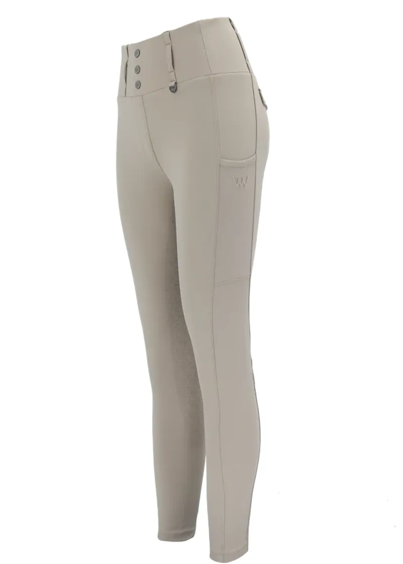 Woof Wear Ladies Vison Riding Tights Stone-2