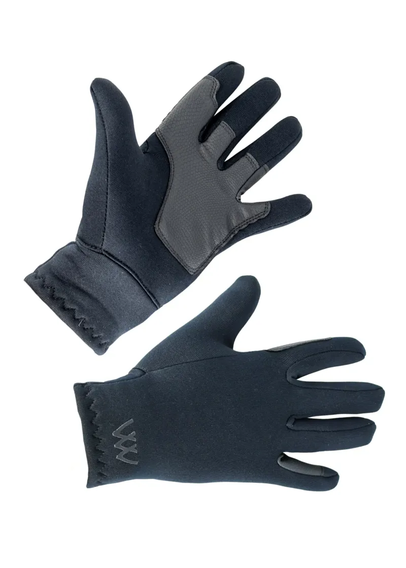 Woof Wear Young Rider Fleece Riding Glove Black