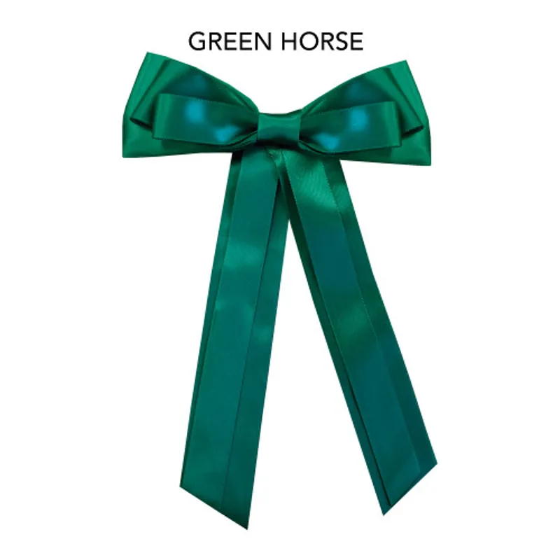 Equetech Horse Competition Warning  Tail Ribbon Green