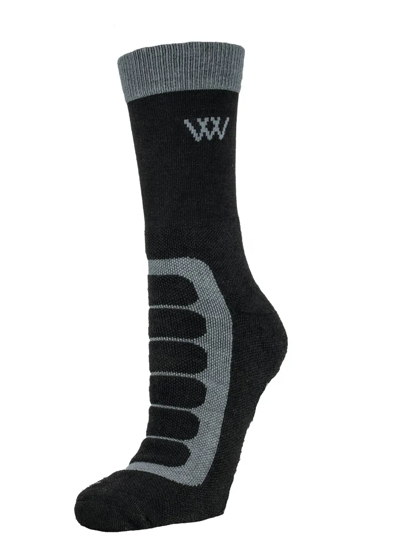 Woof Wear Short Bamboo Socks 2 Pair Pack Black