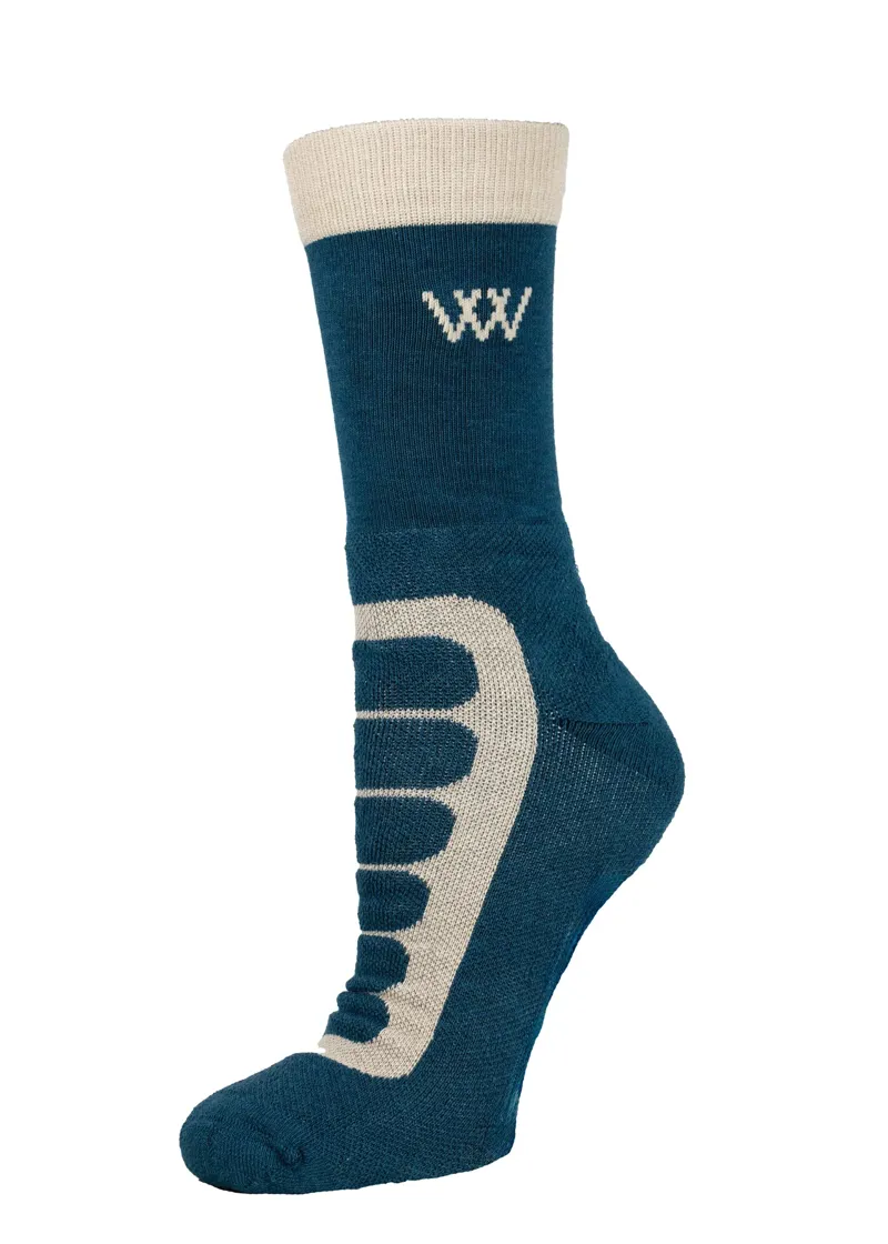 Woof Wear Short Bamboo Socks 2 Pair Pack Petrol
